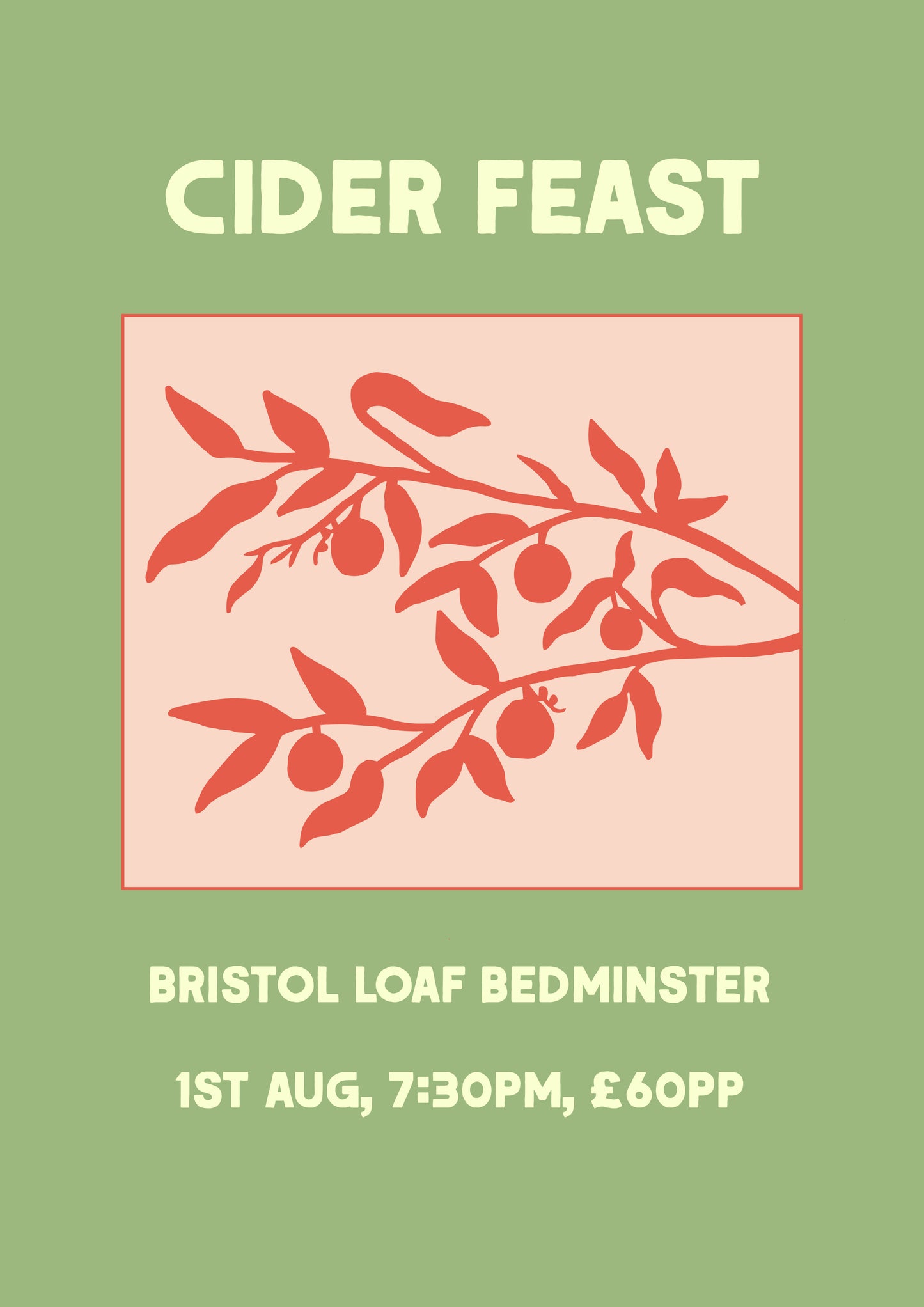 Cider Salon Feast - 1st August 2025